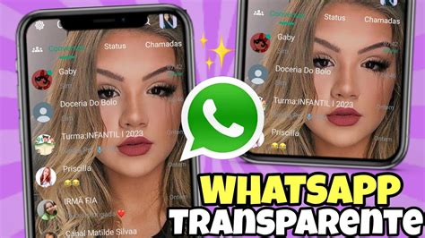 Saiu Whatsapp Transparente Atualizado Youtube