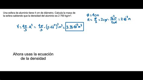 Calcular La Masa De Una Esfera Si La Magnitud De La Fuerza Hot Sex