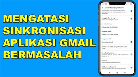 Cara Mengatasi Sinkronisasi Gmail Bermasalah Di Hp Android Gmail