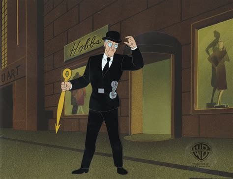 The Clock Kingmedium Original Production Cel On Printed Background