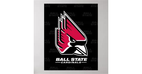 Ball State University Logo Watermark Poster | Zazzle