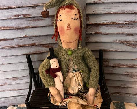 Mustard Seed Originals Primitive Raggedy Ann Primitive Raggedy Ann Doll Raggedy Ann Doll