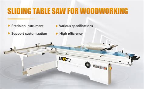 Zicar Professional Wood Cutting Table Saw Blade Panel Woodworking