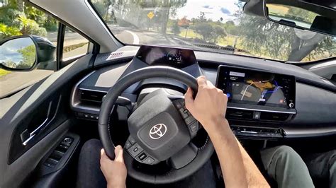 2023 Toyota Prius XLE FWD POV Test Drive Binaural Audio YouTube