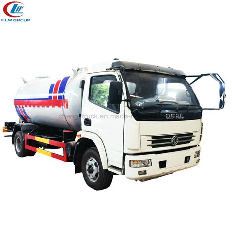 Dongfeng 4 2 LPG Bobtail Trucks For Refilling Use 5 5cbm LPG Refilling