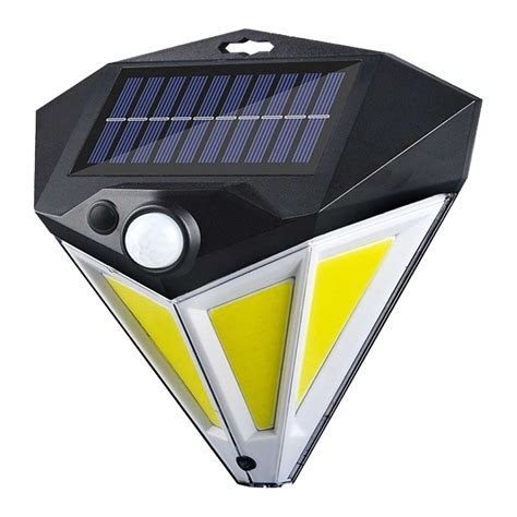 Qiiburr Solar Outdoor Lights Waterproof Solar Intelligent Induction Outdoor Wall Lamp Cob