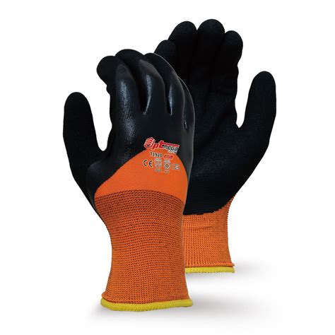 Sandy Foam Nitrile Coated Thermal Glove With Flexibility And Strong