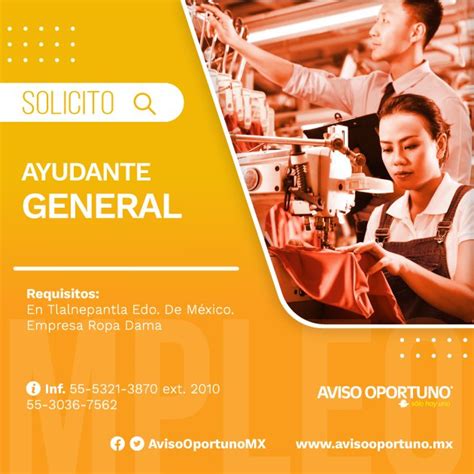 Aviso Oportuno On Twitter Checa Todas Las Vacantes Disponibles En