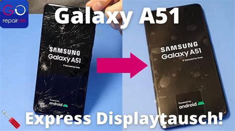 Samsung Galaxy A51 Display Tausch In Unter 10 Minuten YouTube