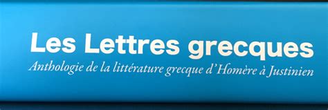 lettresgrecques Éditions Les Belles Lettres le blog