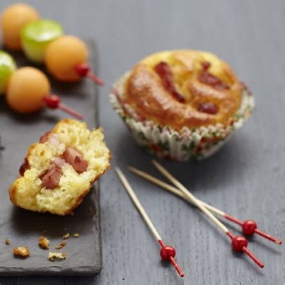 Recette du jour Muffins aux lardons et au gruyère