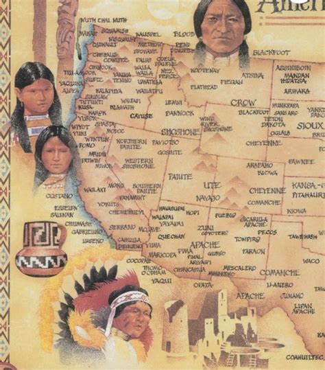 Native American Tribes Map