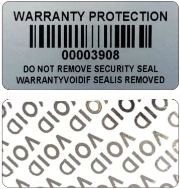 Amazon 120pcs Tamper Evident Barcode Stickers With Individual