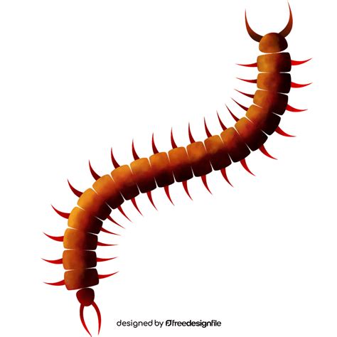 Centipede Clipart Free Download
