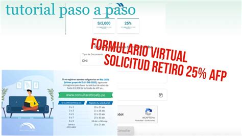 Llenar Solicitud Retiro De Afp Tutorial Para Presentar La Solicitud