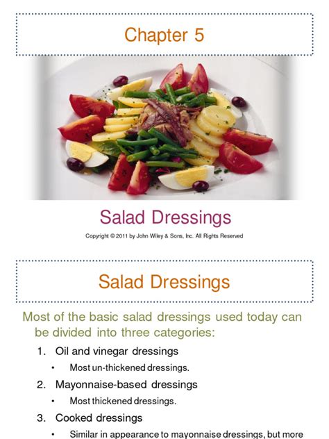 Salad Dressing | PDF | Mayonnaise | Vinegar