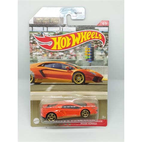 Hot Wheels Lamborgini Aventador Miura Homage Shopee Malaysia