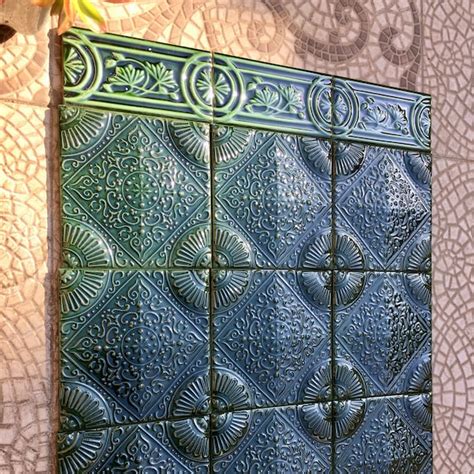 Art Nouveau Tile Etsy