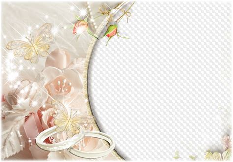 Hochzeit Rahmen PNG PSD Transparenter Rahmen PNG PSD Multilayer