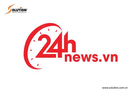 Thiết kế logo trang tin tức 24h news vn