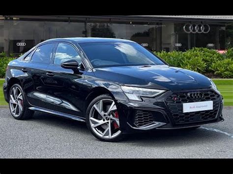 Approved Used Audi S3 Saloon Black Edition TFSI 310 PS S Tronic Stoke