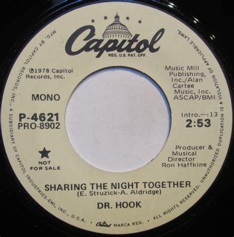 Dr. Hook - Sharing The Night Together (1978, Vinyl) | Discogs