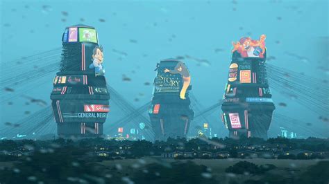 The Electric State by Simon Stalenhag Animated