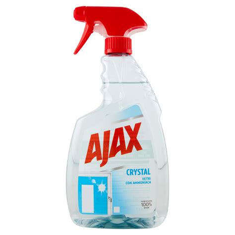 Ajax Detersivo Spray Crystal Vetri Anti Alone Ml Carrefour