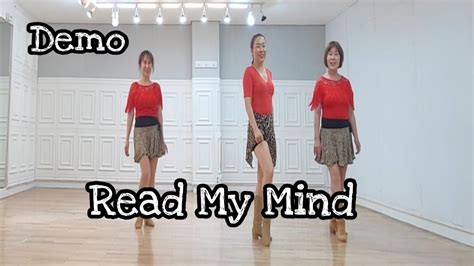 Read My Mind Line Dance Demo Intermediate Mark Furnell Chris Godden