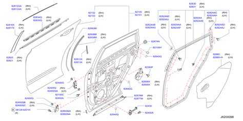 Nissan Rogue Door Seal Clip 82850 JM01A HOFFMAN NISSAN WEST