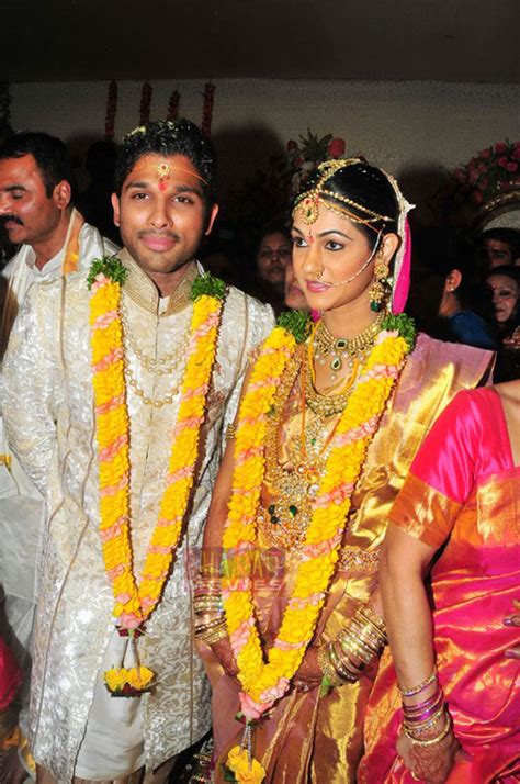 Allu Arjun Sneha Reddy Marriage Photos