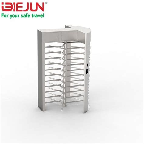 Building Full Height Pedestrian Turnstile Gate Construction Site