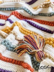 Crochet Striped Blanket Patterns Crochet News