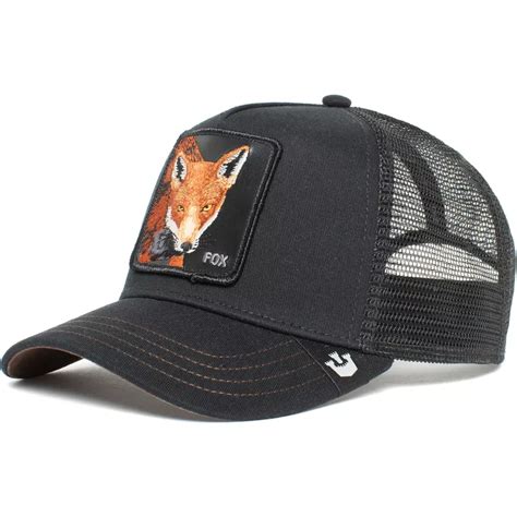 Goorin Bros The Fox The Farm Black Trucker Hat Caphunters Ch