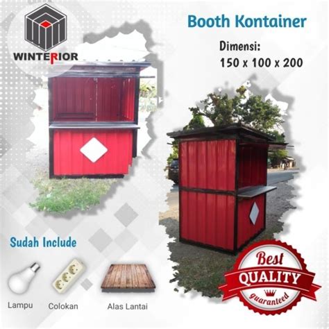 Jual Promo Spesial Sale Booth Container Gerobak Kontainer Gerobak