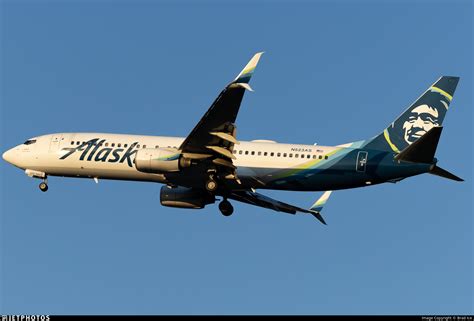 N523AS Boeing 737 890 Alaska Airlines Brad Ice JetPhotos