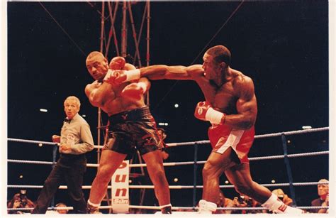 Press Photo Boxing Frank Bruno V Oliver Mccall Wembley Stadium 291995