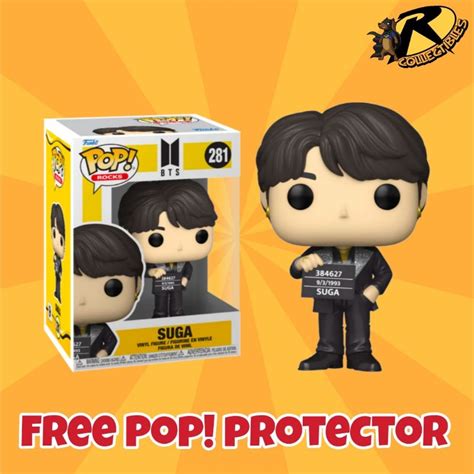 Funko Pop Bts Butter Suga With Pop Protector Shopee Philippines