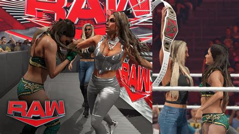 Wwe K Raw Britt Baker Vs Chelsea Green W Charlotte Flair