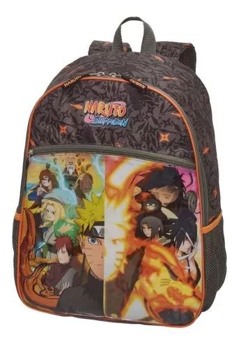 Mochila De Costas Naruto Shippuden Akatsuki Infantil Escolar Frete grátis