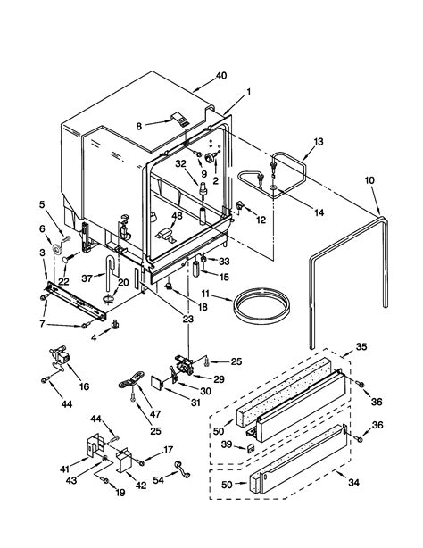 Kenmore Dishwasher Parts Diagram