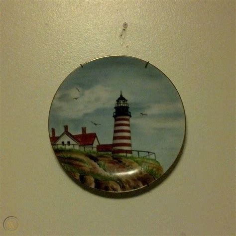 Lot Of 13 Lefton Mary Lingle Lighthouse Collectible Plates 1732170204