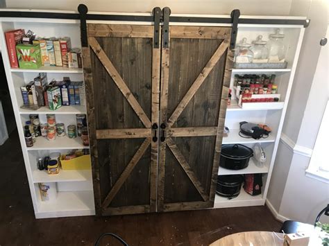 Diy Barn Door Pantrycoffee Station Ana White