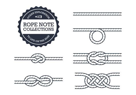 Rope Knot Collections 97793 Vector Art at Vecteezy