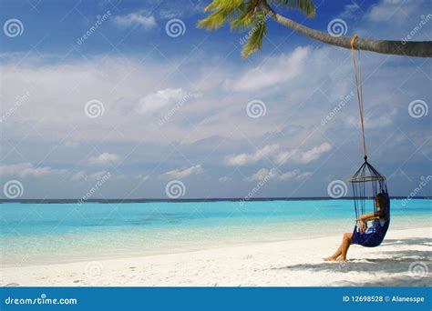 Hammock Maldives Royalty Free Stock Photos - Image: 12698528