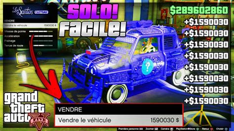 Solo Voici Le Meilleur Glitch D Argent Infini Facile Rapide Sur Gta