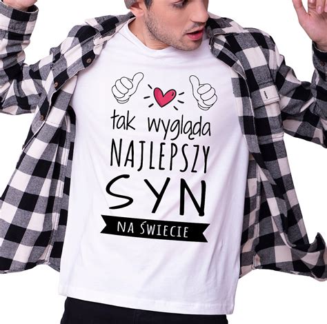 Prezent Dla Syna NAJLEPSZY SYN Koszulka T Shirt S 13259750640 Allegro Pl