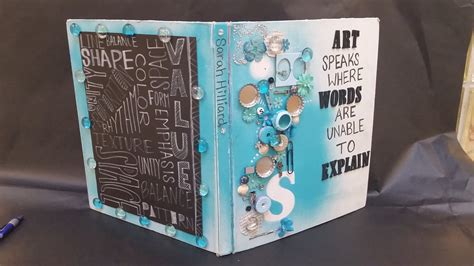 Altered Book Cover Kell High School Art