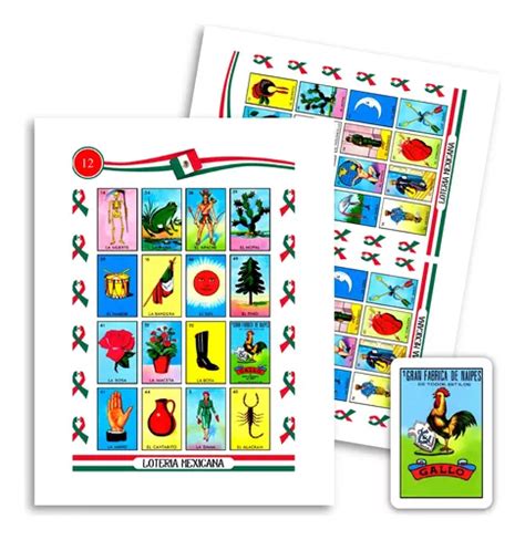 Lotería Mexicana Digital Imprimible 400 Tablas Únicas Pdf M6 Meses