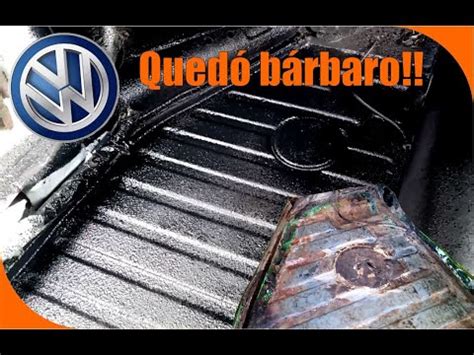 Como Quitar Oxido Y Reparar Piso Del Vocho Vw Youtube